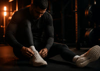 Athlete wearing the Black AVENOR Knee Brace